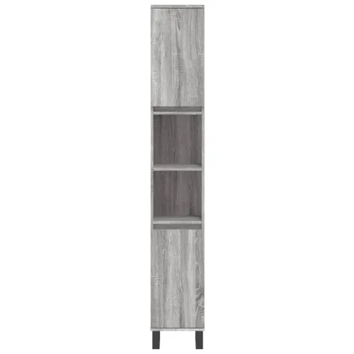 Kupaonski ormarić boja hrasta 30x30x190 cm konstruirano drvo - Sivi hrast sonoma Cijena