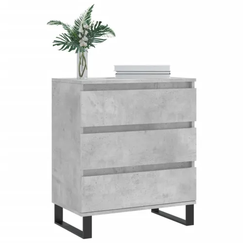 Komoda siva boja betona 60x35x70 cm od konstruiranog drva - Beton siva 1 Cijena