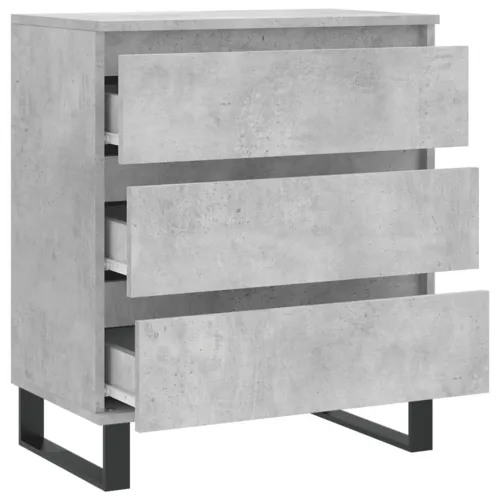 Komoda siva boja betona 60x35x70 cm od konstruiranog drva - Beton siva 1 Cijena