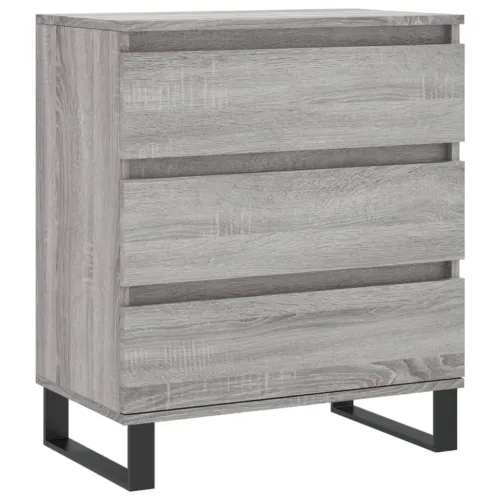 Komoda sivog hrasta sonome 60x35x70 cm od konstruiranog drva - Sivi hrast sonoma 1 Sivi hrast sonoma Cijena