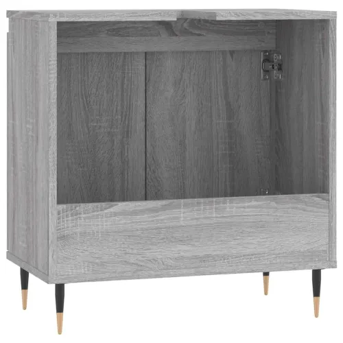 Kupaonski ormarić boja hrasta 58x33x60 cm konstruirano drvo - Sivi hrast sonoma 1 1 1 Cijena