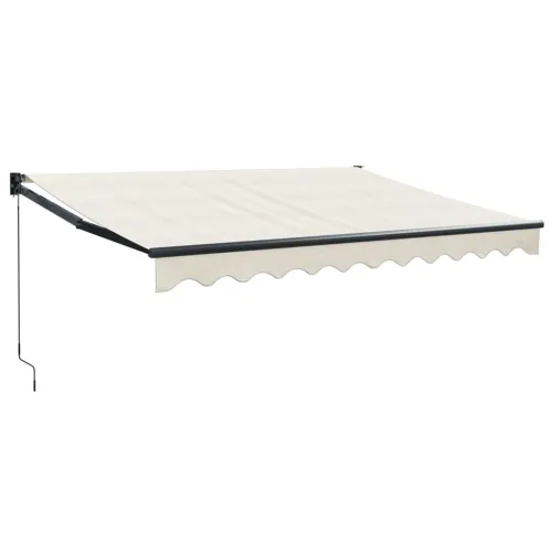 Tenda na uvlačenje krem 3,5 x 2,5 m od tkanine i aluminija - Krem (antracitni okvir) 3.5 x 2.5 m 1 Cijena