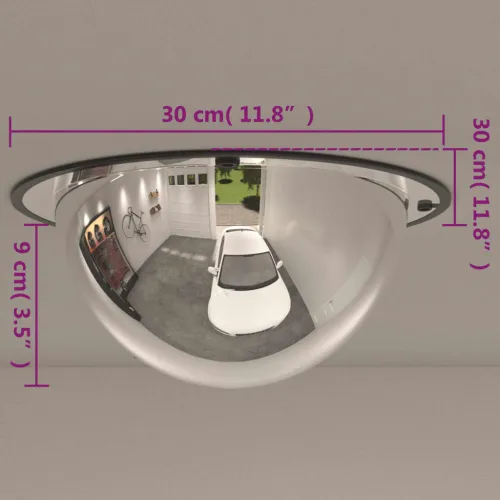 Potpuno kupolasto prometno ogledalo Ø30 cm akrilno - Ø 30 cm Puni Cijena