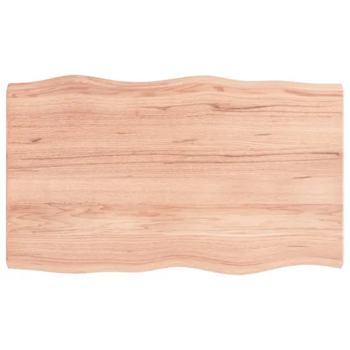 Stolna ploča svjetlosmeđa 100x60x(2-4) cm obrađena hrastovina - Svjetlosmeđa 100 x 60 x 4 cm Cijena