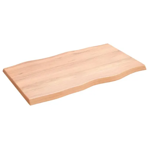 Stolna ploča svjetlosmeđa 100x60x(2-4) cm obrađena hrastovina - Svjetlosmeđa 100 x 60 x 4 cm Cijena