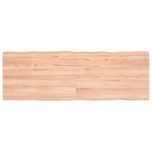 Stolna ploča svjetlosmeđa 120x40x(2-4) cm obrađena hrastovina - Svjetlosmeđa 120 x 40 x 4 cm Cijena
