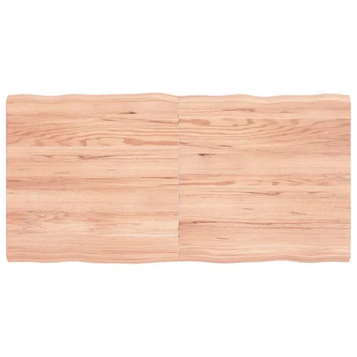 Stolna ploča svjetlosmeđa 120x60x(2-4) cm obrađena hrastovina - Svjetlosmeđa 120 x 60 x 4 cm Cijena