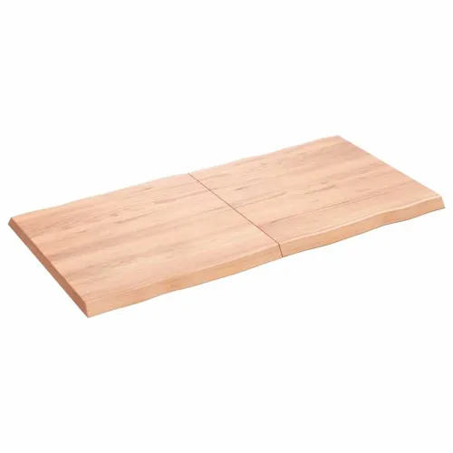 Stolna ploča svjetlosmeđa 120x60x(2-4) cm obrađena hrastovina - Svjetlosmeđa 120 x 60 x 4 cm Cijena