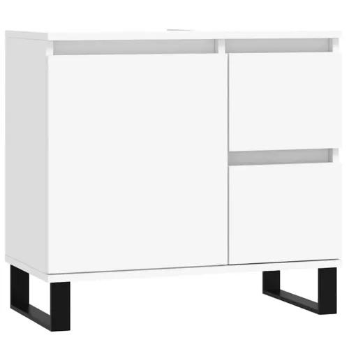 Kupaonski ormarić bijeli 65 x 33 x 60 cm od konstruiranog drva - Bijela 1 1 1 Cijena