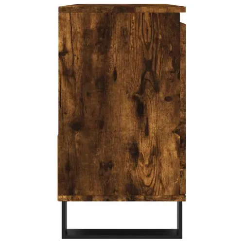 Kupaonski ormarić boja hrasta 65 x 33 x 60 cm konstruirano drvo - Dimljeni hrast Cijena