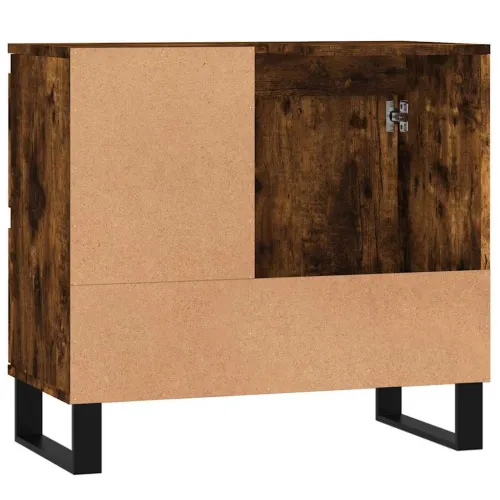 Kupaonski ormarić boja hrasta 65 x 33 x 60 cm konstruirano drvo - Dimljeni hrast Cijena
