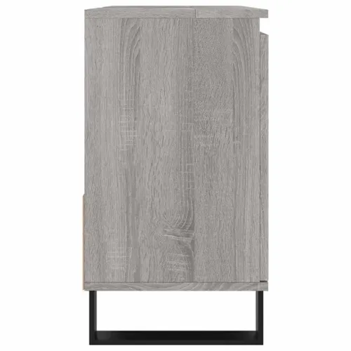 Kupaonski ormarić boja hrasta 65 x 33 x 60 cm konstruirano drvo - Sivi hrast sonoma Cijena