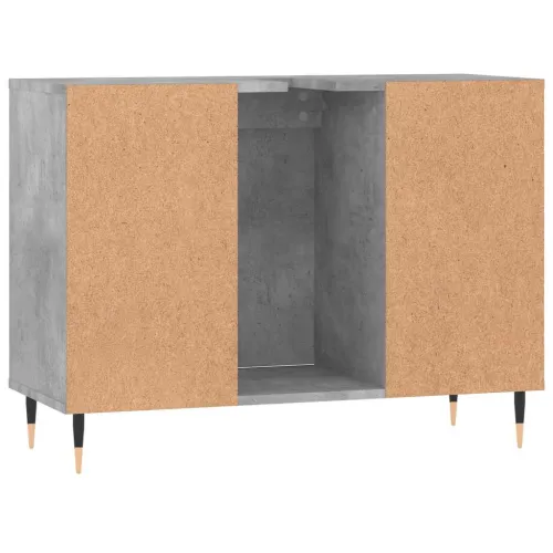 Kupaonski ormarić boja betona 80x33x60 cm od konstruiranog drva - Beton siva Cijena