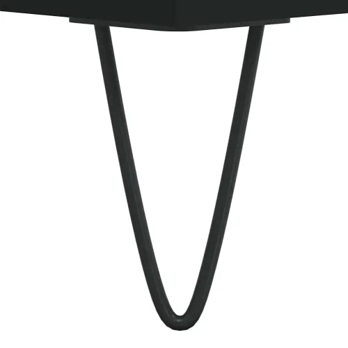 Kupaonski ormarić crni 80 x 33 x 60 cm od konstruiranog drva - Crna Cijena
