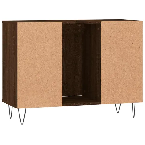Ormarić za Lavabo - Umivaonik smeđa boja hrasta 80x33x60 cm drveni - Smeđi hrast Cijena