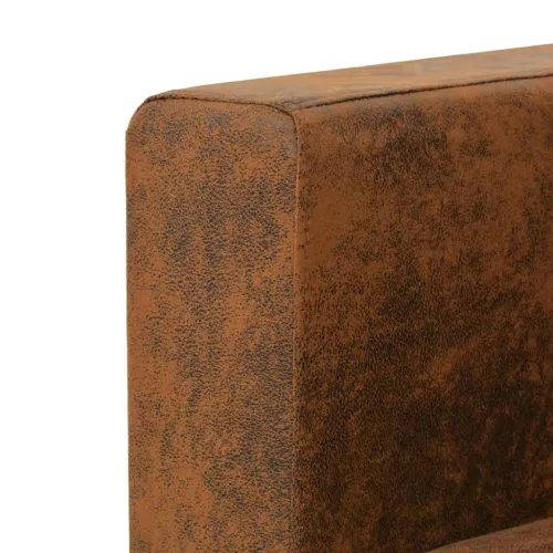 2-dijelni set sofa od umjetne brušene kože - dvosjed + trosjed Cijena