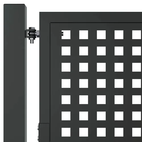 Dvorišna vrata - Vrtna vrata antracit 100x200 cm čelik - 100 x 200 cm Cijena
