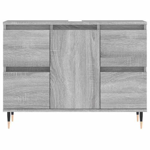 Kupaonski ormarić siva boja hrasta 80 x 33 x 60 cm drveni - Sivi hrast sonoma 1 1 1 Cijena