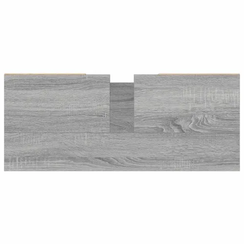 Kupaonski ormarić siva boja hrasta 80 x 33 x 60 cm drveni - Sivi hrast sonoma Cijena