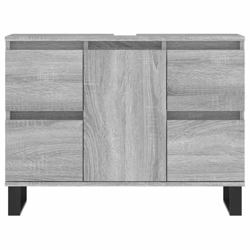 Kupaonski ormarić siva boja hrasta 80 x 33 x 60 cm drveni - Sivi hrast sonoma Cijena