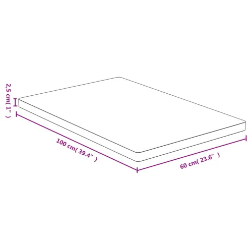 Stolna ploča 60x100x2,5 cm od bambusa - 60 x 100 x 2.5 cm 1 Cijena