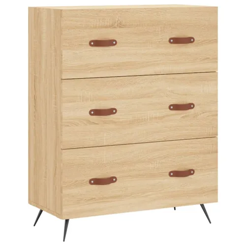 Komoda boja hrasta sonome 69,5 x 34 x 90 cm konstruirano drvo - sonoma hrast 1 Sonoma hrast Cijena