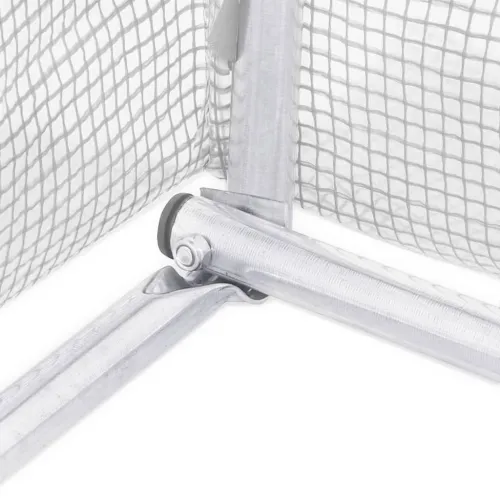 Plastenik s čeličnim okvirom bijeli 120 m² 20 x 6 x 2,85 m - Bijela 20 x 6 x 2.85 m Cijena