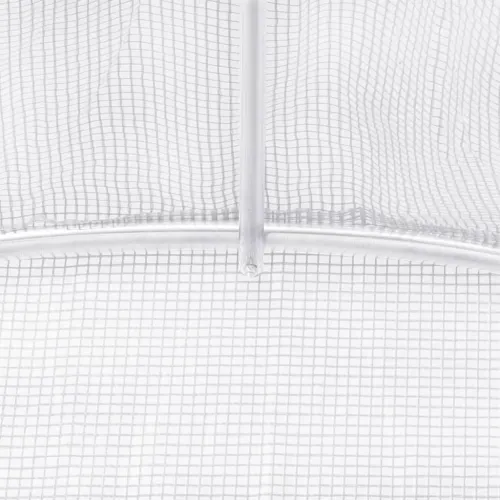 Plastenik s čeličnim okvirom bijeli 120 m² 20 x 6 x 2,85 m - Bijela 20 x 6 x 2.85 m Cijena