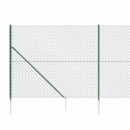 Žičana ograda sa šiljastim držačima zelena 2 x 25 m - Zelena 2 x 25 m Cijena