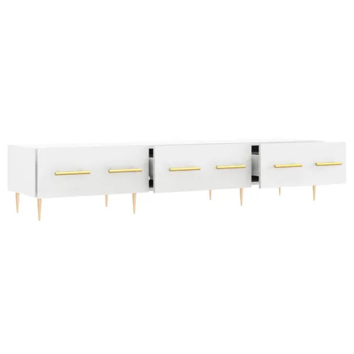 TV ormarić bijeli 150 x 36 x 30 cm od konstruiranog drva - Bijela 1 Cijena