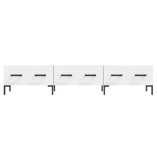 TV ormarić bijeli 150 x 36 x 30 cm od konstruiranog drva - Bijela 1 Cijena