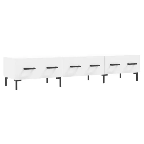 TV ormarić bijeli 150 x 36 x 30 cm od konstruiranog drva - Bijela 1 Cijena