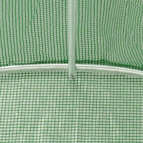 Staklenik s čeličnim okvirom zeleni 20 m² 5 x 4 x 2,3 m - Zelena 5 x 4 x 2.3 m Cijena