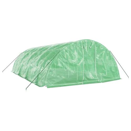 Staklenik s čeličnim okvirom zeleni 40 m² 8 x 5 x 2,3 m - Zelena 8 x 5 x 2.3 m Cijena