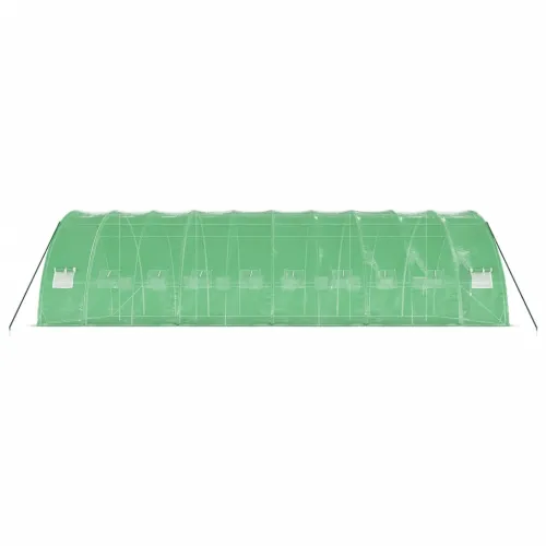 Plastenik s čeličnim okvirom zeleni 60 m² 10 x 6 x 2,85 m - Zelena 10 x 6 x 2.85 m Cijena