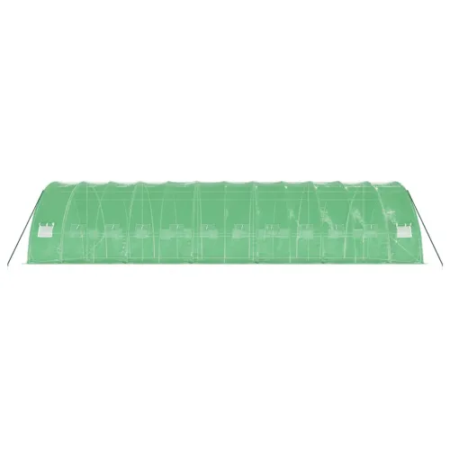 Plastenik s čeličnim okvirom zeleni 72 m² 12 x 6 x 2,85 m - Zelena 12 x 6 x 2.85 m Cijena