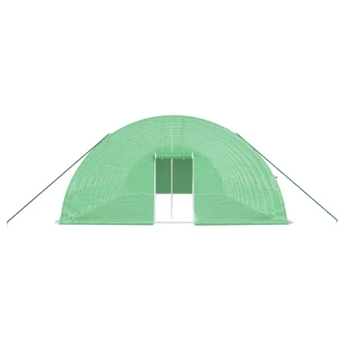 Plastenik s čeličnim okvirom zeleni 72 m² 12 x 6 x 2,85 m - Zelena 12 x 6 x 2.85 m Cijena
