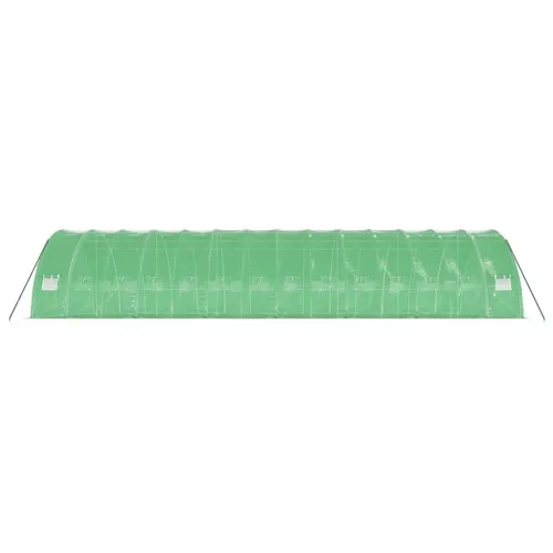 Plastenik s čeličnim okvirom zeleni 84 m² 14 x 6 x 2,85 m - Zelena 14 x 6 x 2.85 m Cijena