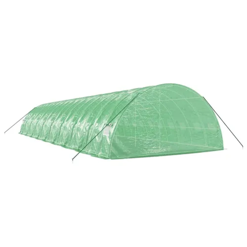 Plastenik s čeličnim okvirom zeleni 108 m² 18 x 6 x 2,85 m - Zelena 18 x 6 x 2.85 m Cijena
