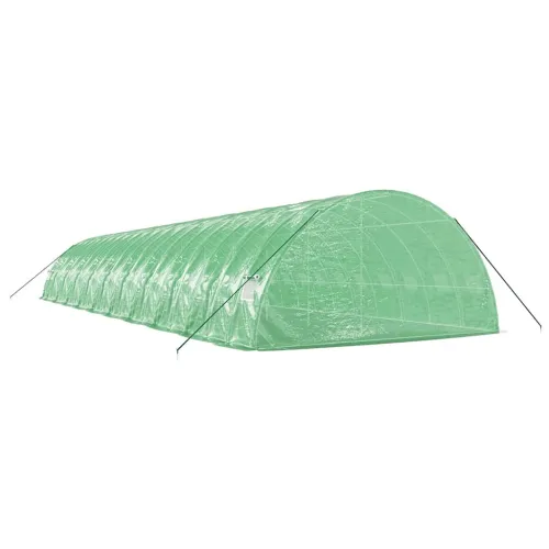Plastenik s čeličnim okvirom zeleni 120 m² 20 x 6 x 2,85 m - Zelena 20 x 6 x 2.85 m Cijena