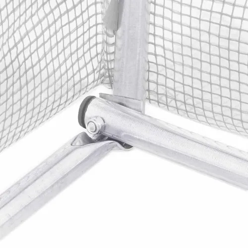 Plastenik s čeličnim okvirom bijeli 96 m² 16 x 6 x 2,85 m - Bijela 16 x 6 x 2.85 m Cijena