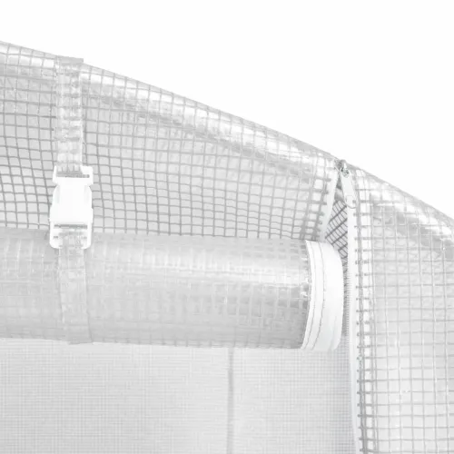 Plastenik s čeličnim okvirom bijeli 108 m² 18 x 6 x 2,85 m - Bijela 18 x 6 x 2.85 m Cijena