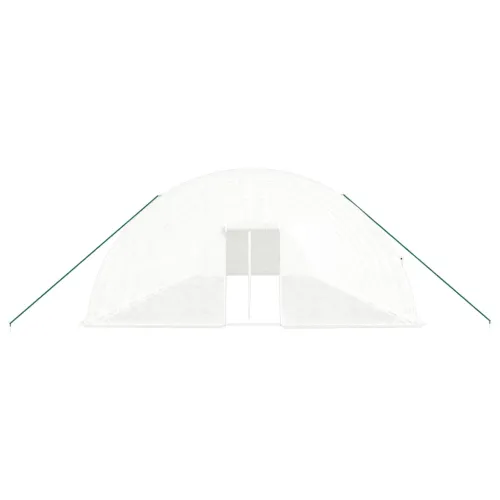 Plastenik s čeličnim okvirom bijeli 108 m² 18 x 6 x 2,85 m - Bijela 18 x 6 x 2.85 m Cijena