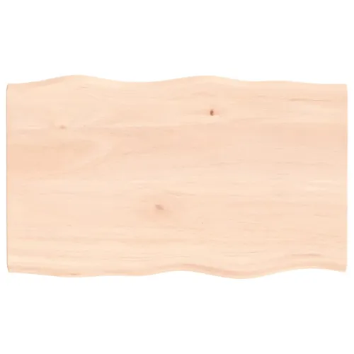 Stolna ploča 100x60x2 cm netretirana hrastovina sa živim rubom - Prirodna 100 x 60 x 2 cm Cijena