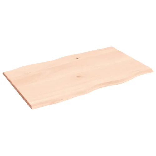Stolna ploča 100x60x2 cm netretirana hrastovina sa živim rubom - Prirodna 100 x 60 x 2 cm Cijena