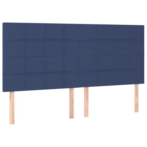 LED uzglavlje plavo 180x5x118/128 cm od tkanine - Plava 180 x 5 x 118/128 cm Cijena