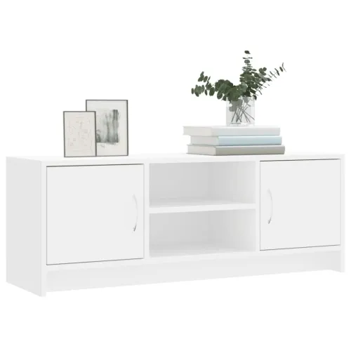 TV ormarić bijeli 102x30x37,5 cm od konstruiranog drva - Bijela 1 Cijena