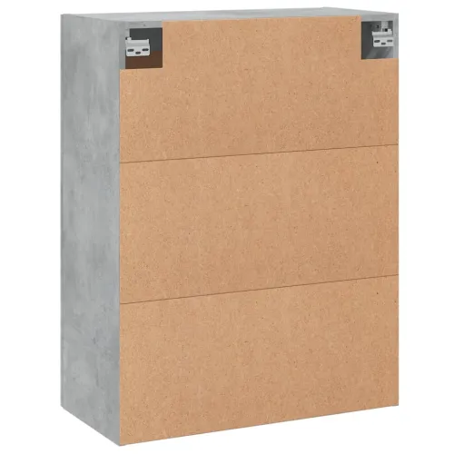 Zidni ormarić siva boja betona 69,5x34x90 cm konstruirano drvo - Beton siva 1 Cijena