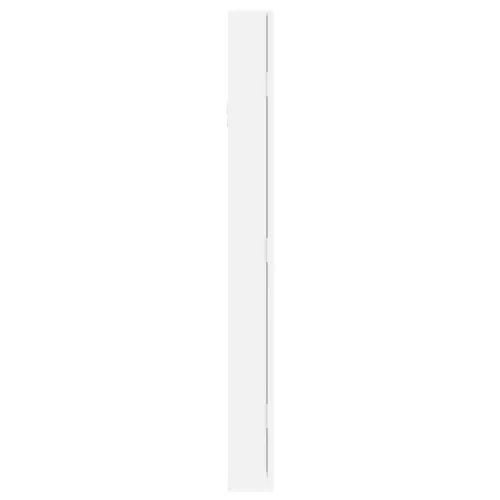 Zidni ormarić za nakit s ogledalom bijeli 30 x 8,5 x 90 cm - Bijela 1 Cijena