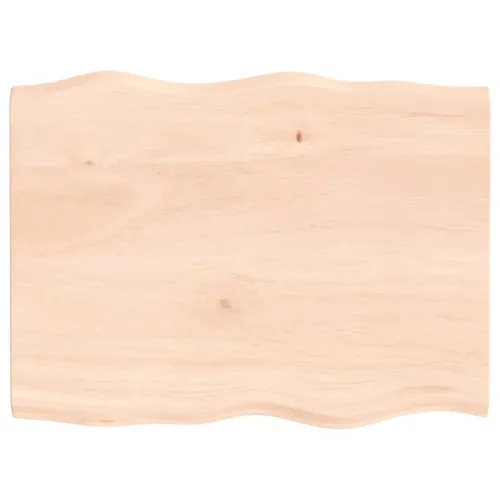 Stolna ploča 80x60x2 cm netretirana hrastovina sa živim rubom - Prirodna 80 x 60 x 2 cm Cijena